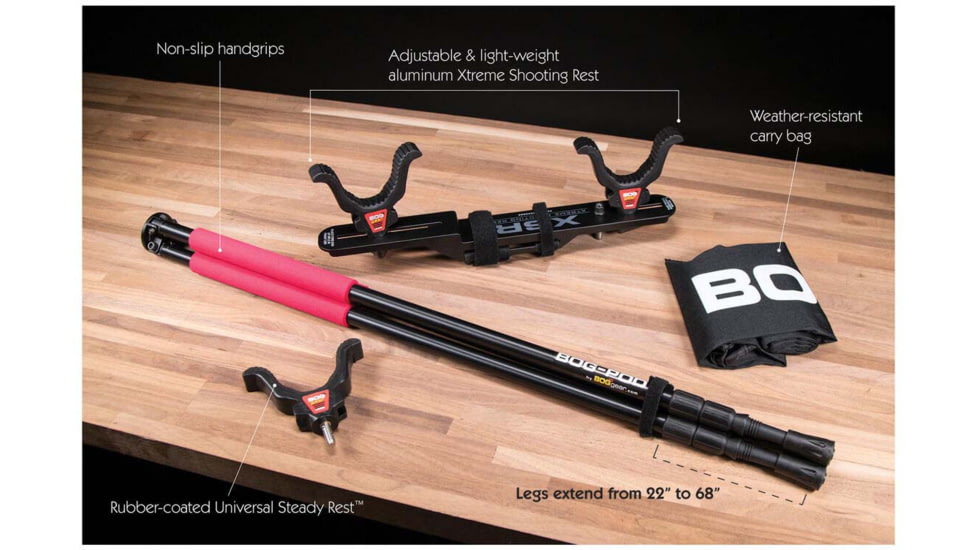 BogPod SSC Super Steady Combo Tripod Kit, Rapid Adjust Locks, USR Quick Change, 735550