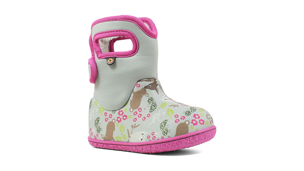 Bogs Baby Bogs Woodland Friends, Light Gray Multi, Medium, 7, 72484I-066-M- 7