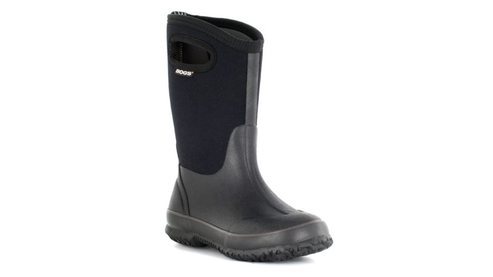Bogs Classic Solid Boot - Kids, Black, Size 7, 52065A-001-7