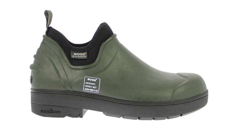 Bogs Mens Food Pro Low Boot,Olive,Size 4 71361-303-4