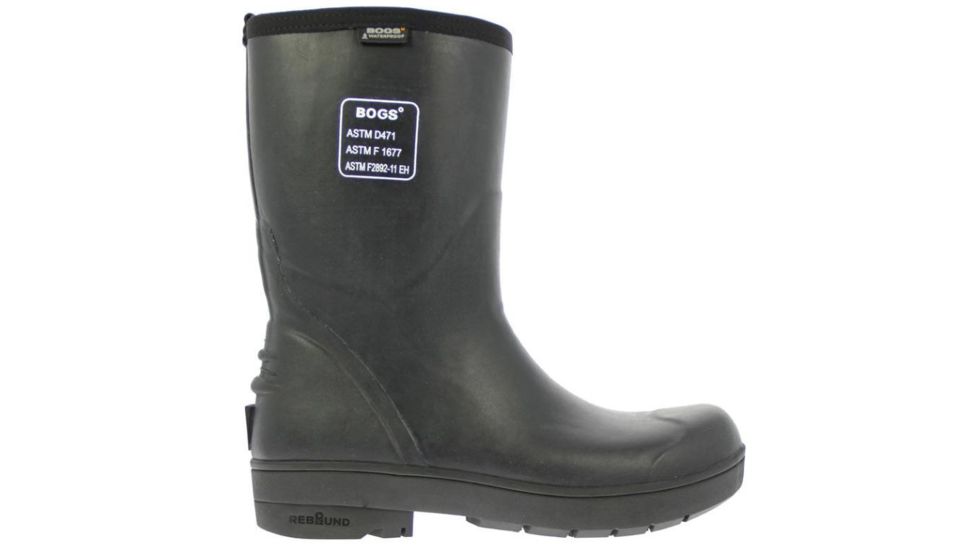 Bogs Mens Food Pro Mid Boot,Black,Size 4 71359-001 -4