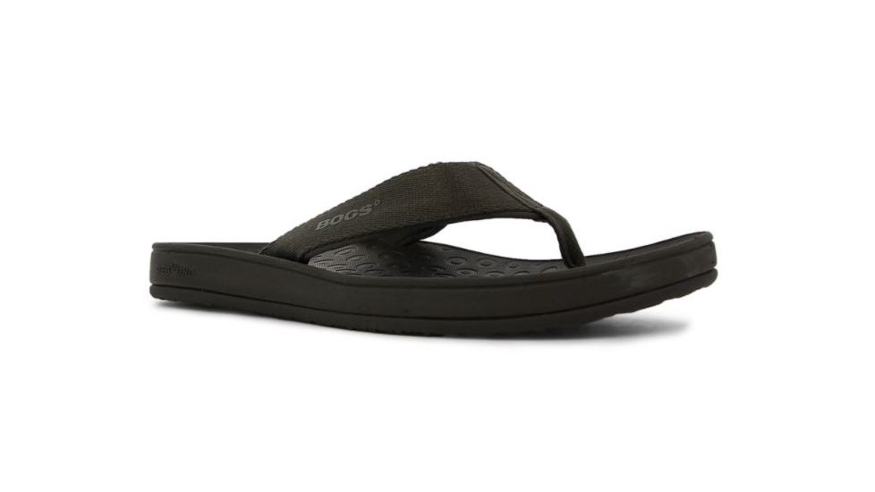 Bogs Mens Hudson Webbing Sandal,Black Olive,Size 7 71902S-014-7