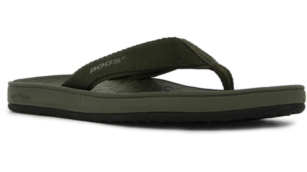 Bogs Mens Hudson Webbing Sandal,Dark Green,Size 14 71902S-301-14