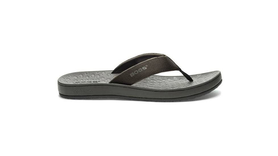 Bogs Mens Hudson Webbing Sandal,Dark Green,Size 14 71902S-301-14