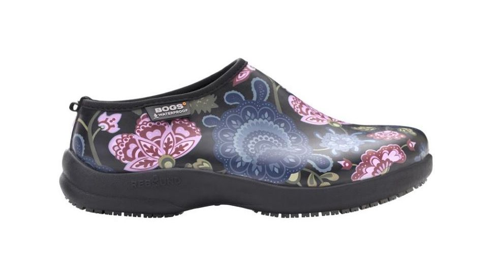 Bogs Womens Oliver Winter Blooms Boot,Black Multi,Size 5 71798-009-5