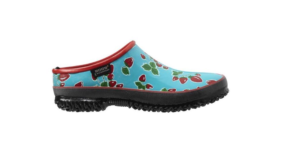 Bogs Womens Urban Farmer Slide Fruit Boot,Strawberry,Size 6 71708-611-6