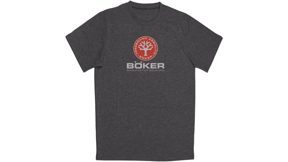 Boker Anniversary T-Shirt with White Boker Logo on Front, Large, 09SH503