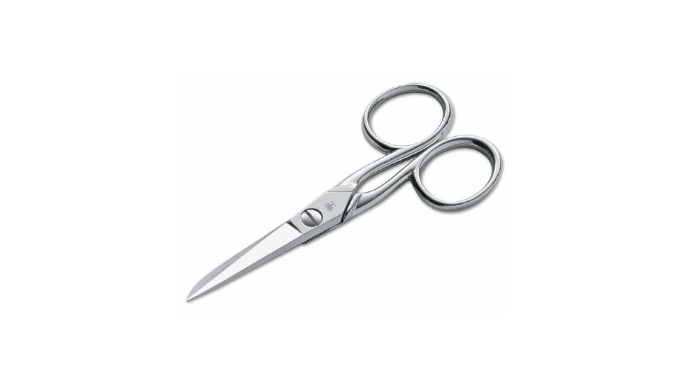 Boker USA Arbolito Nickel Plated Household Scissors, 4 1/8in 04BO017