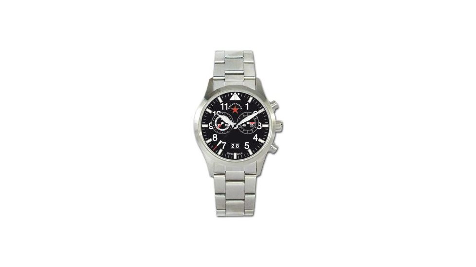 Boker USA Kal Justice 2 Waterproof Watch, Stainless Steel 09KAL508