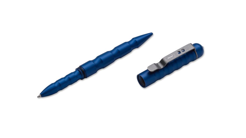 Plus Multi Purpose Kubotan Pen/Stylus, Spiked, Blue