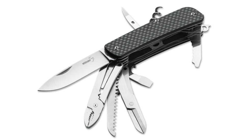 Plus Tech-Tool Carbon 4 2.8In Multi-Tool Folding Knife