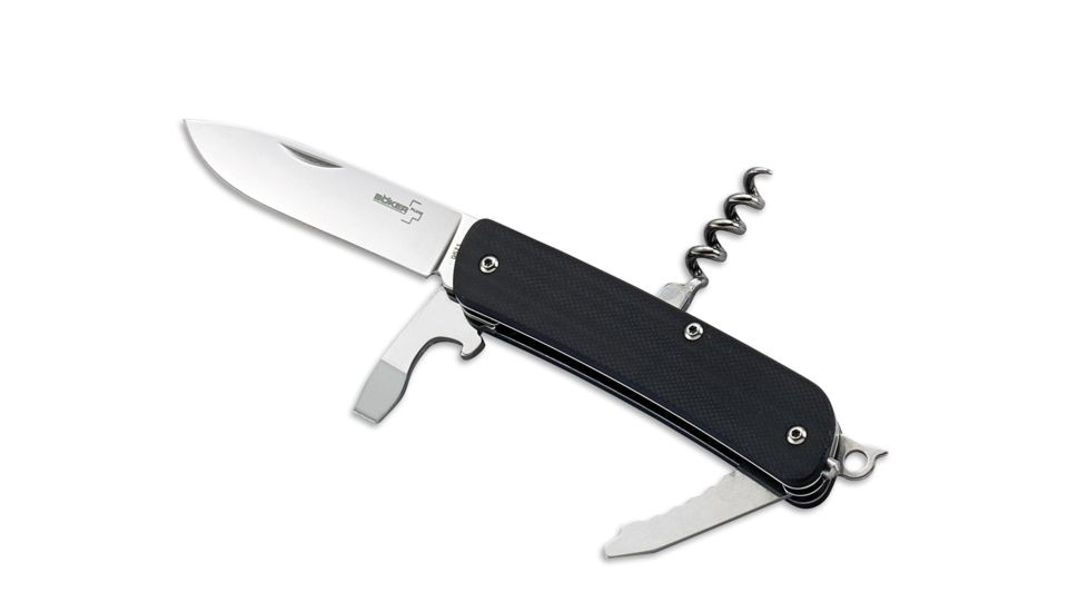 Plus Tech-Tool City 2 2.8In Multi-Tool Knife, Black