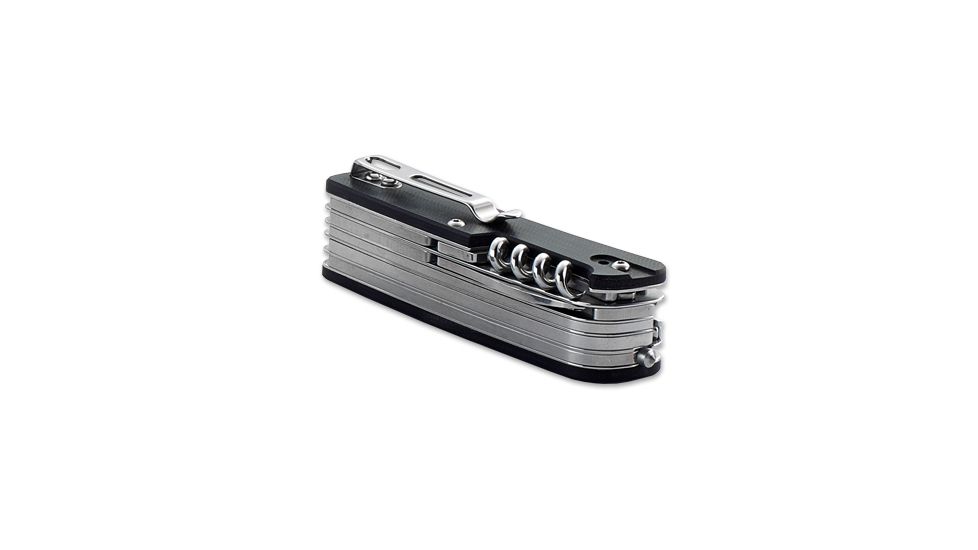 Plus Tech-Tool City 4 2.8In Multi-Tool Knife, Black