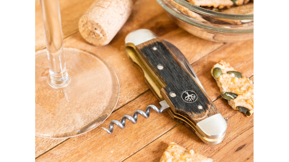 Boker Wine Multi-Tool, 2.36in, 4034 SS Blade, Oak Handle, Gift Boxed, 110185