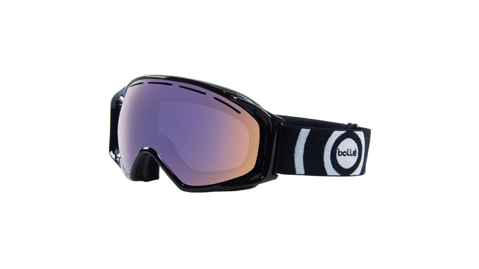 Bolle 20644 Gravity Shiny Black Polarized Aurora Ski Snowboard Goggles