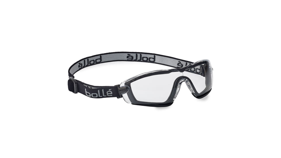 Bolle Cobra Safety Goggle, Clear Lens, Platinum Coating, 40091