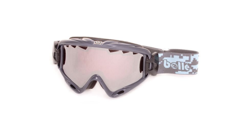 Bolle Cylon D8 Ski Goggles Shiny Grey/ Vermillon Gun