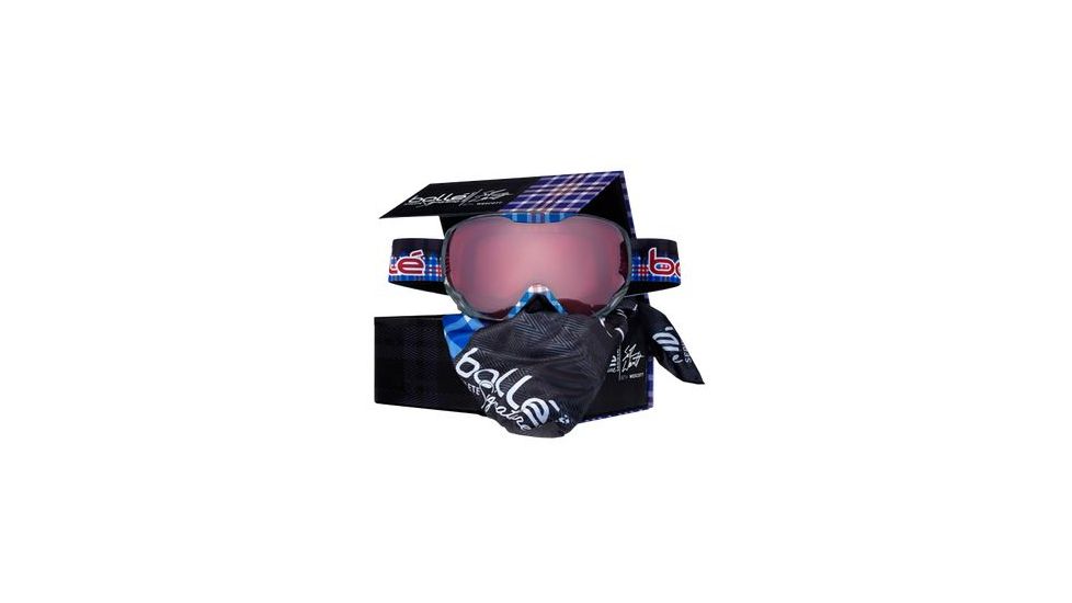 Bolle Emperor Ski/Snowboard Goggles,Seth Wescott Signature Series Frame,Vermillon Gun Lens 21163