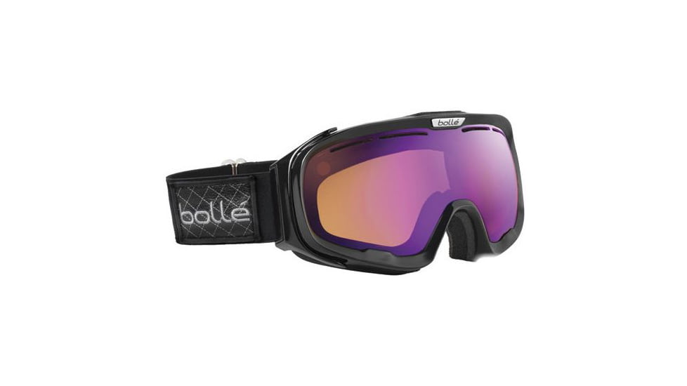 Bolle Fathom Skisnowboard Goggles Shiny Black Patch Frame Polarized Aurora Lens