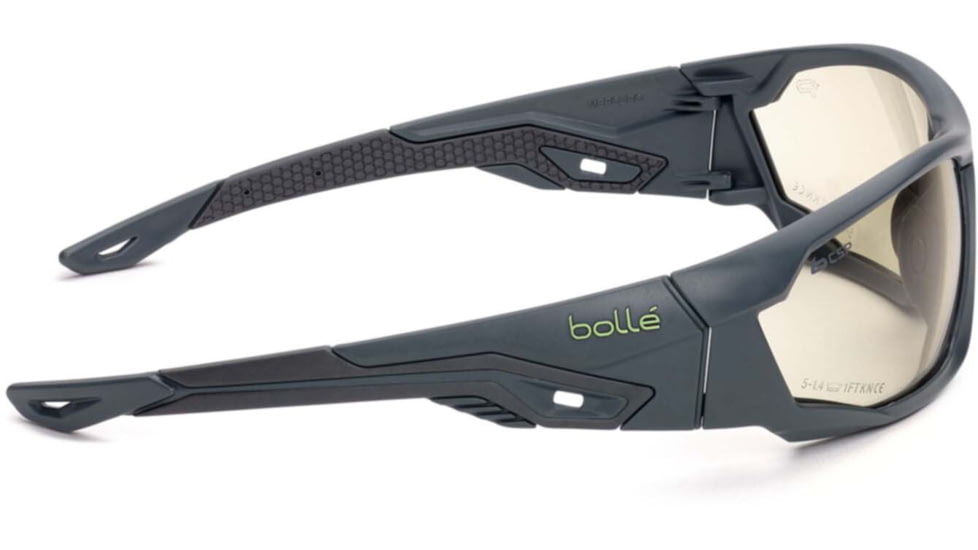 Bolle Mercuro Safety Glasses, Black Grey Frame, Copper Lens, MERCSP