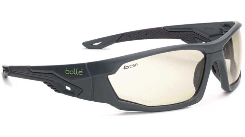 Bolle Mercuro Safety Glasses, Black Grey Frame, Copper Lens, MERCSP