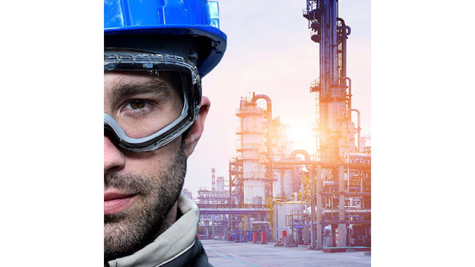 Bolle Pilot 2 Goggle Safety Glasses, Neoprene Strap Foam Frame, Clear Lens, PSGPIL2-L16