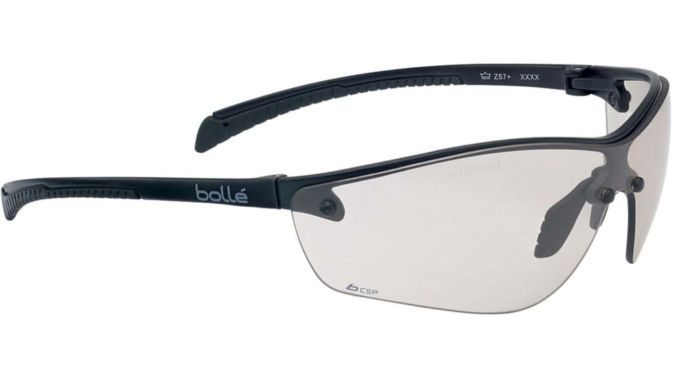Bolle Silium+ Safety Glasses, Matte Black Frame, Copper BSSI Lens, PSSSILIC13B