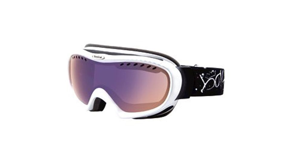 Bolle Simmer Ski / Snowboard Goggles White Graffiti Frame, Aurora Lens 20687 