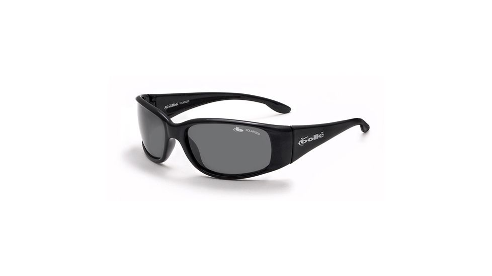Bolle Habu Sunglasses 10576 Shiny Black Frame/ Polarized TNS Lenses