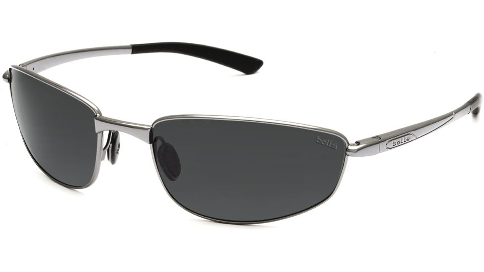 Bolle Sunglasses, Del Mar Shiny Gunmetal Frame Polarized TNS Lens 11561