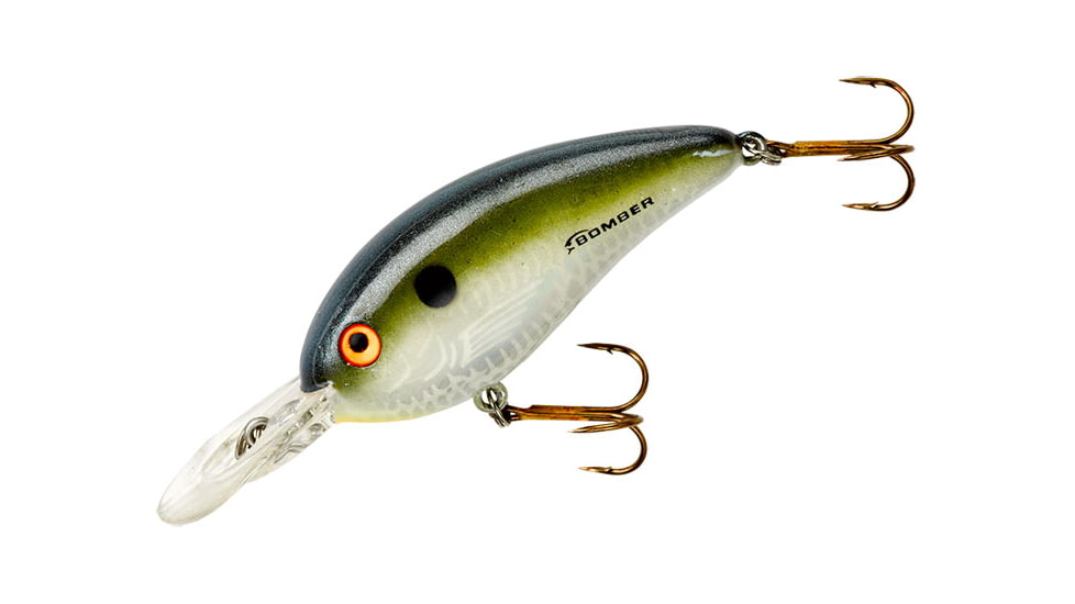 Bomber Fat Free Guppy Crankbait, 2 3/8in, 3/8oz, Dances Tennessee Shad, BD5MDTS