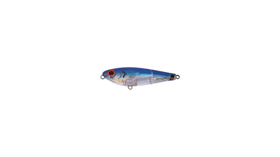 Bomber Saltwater SW Badonk Hi P Topwater Lure, 3.5in, 1/2oz, Silver Flash/Black Back, BSWDTH3347