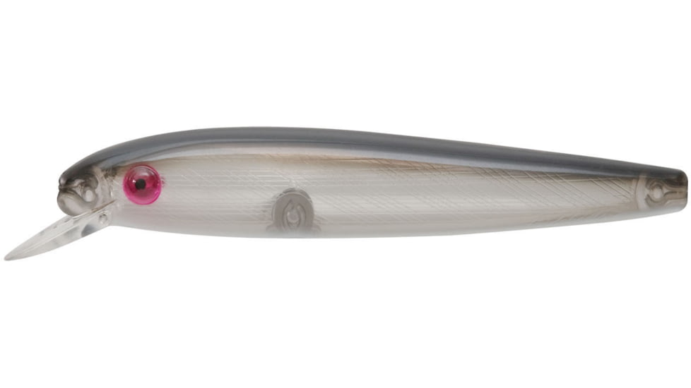 Bomber Wind-Cheater Minnow, 1-7/8oz, 6in, Silver/Black, BSWW6312