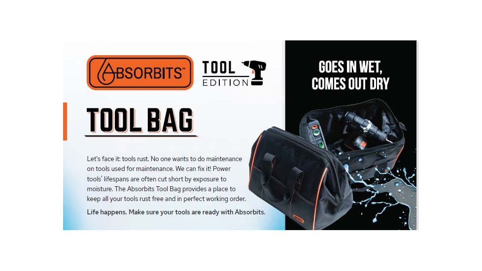 BONE-DRI Range and Tool Bag, Black, AD100BL