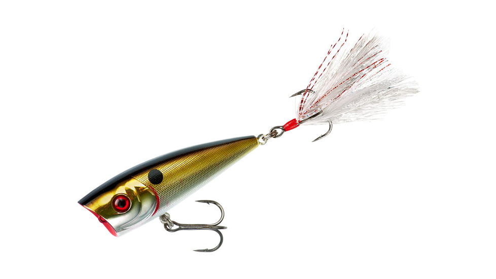 Booyah Boss Pop Topwater Popper, 3in, 3/8 oz, Z Shad, BYBP313