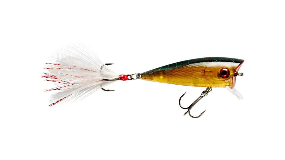 Booyah Prank Popper Diver, 5/16oz, 2.31in, 0-2 Feet, 6 Trebles, Summer Gill, BYPRK226