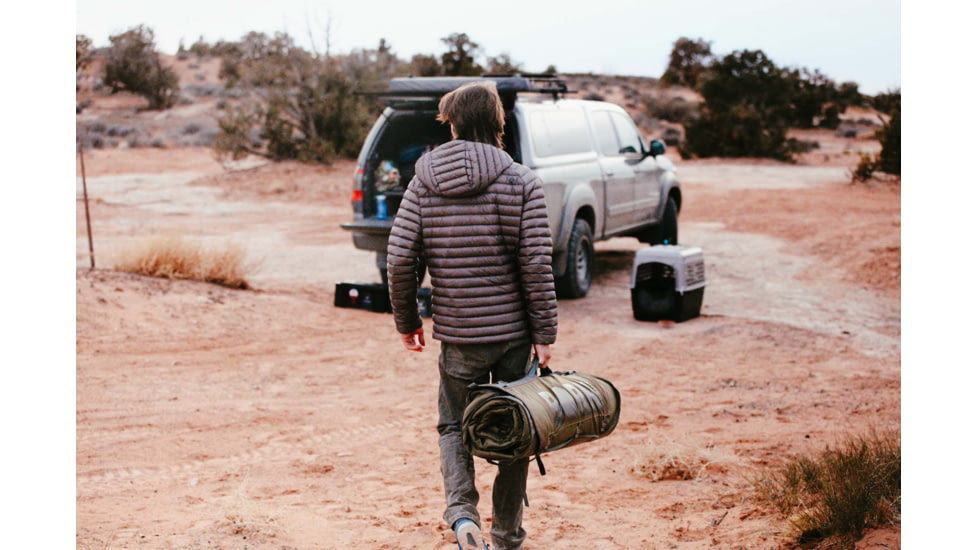 Born Outdoor Badger Bed 30 Baja Bundle, Multi Moss Green/Dijon, Large, BO-BB-30-QS-DJ-BD