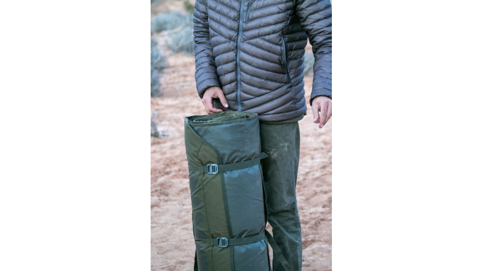 Born Outdoor Badger Bed 30 Baja Bundle, Multi Moss Green/Dijon, Large, BO-BB-30-QS-DJ-BD