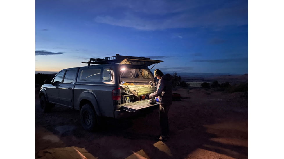 Born Outdoor Badger Bed 30 Baja Bundle, Multi Moss Green/Dijon, Large, BO-BB-30-QS-DJ-BD