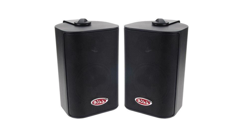 Boss Audio 4in 3-Way In Door / Out Door 200 Watts Box-Speaker, Black MR43B