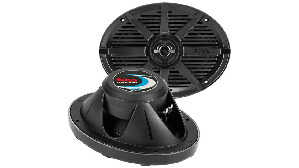 Boss Audio 6x9in 2-Way Coaxial Marine Speaker 350W, Black MR692B