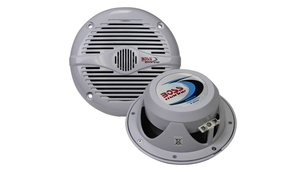 Boss Audio Marine 5.25in 2-Way Coaxial Speaker 150W, White MR50W