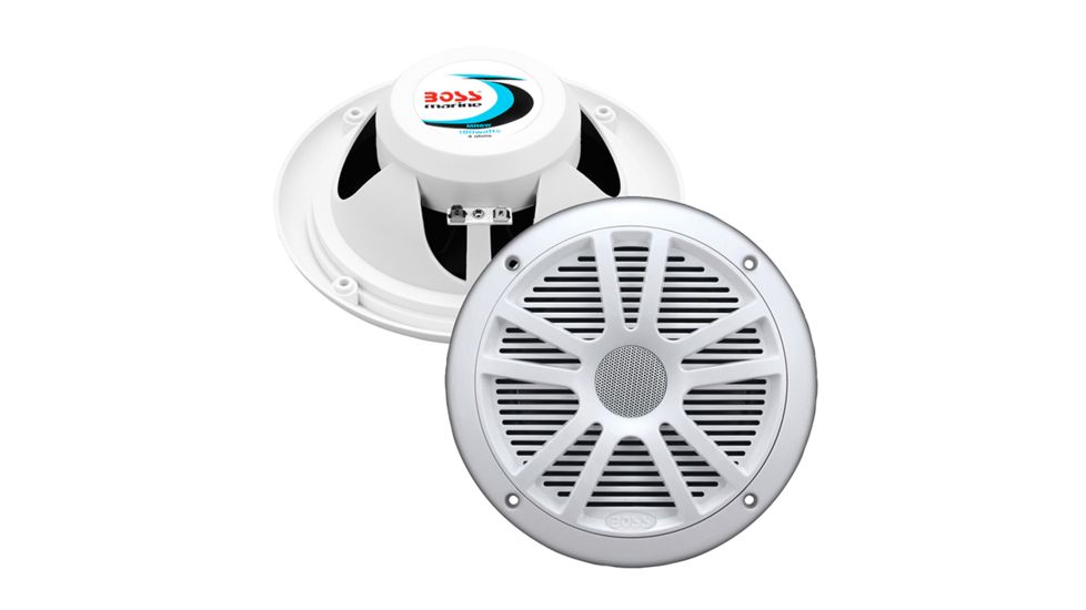 Boss Audio Marine 6.5in 180W Dual Cone Loudspeaker, White MR6W