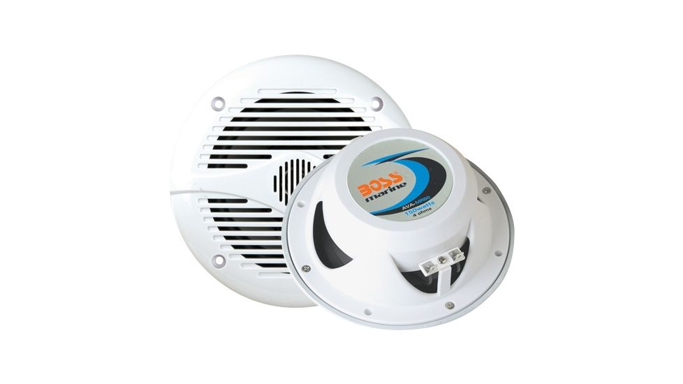 Boss Audio Marine 6.5in 2-Way Coaxial Speaker 200W, White MR60W