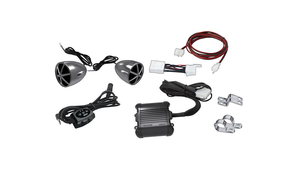 Boss Audio Motorcycle/UTV Speaker System 800W w/ Bluetooth, Black MC600B