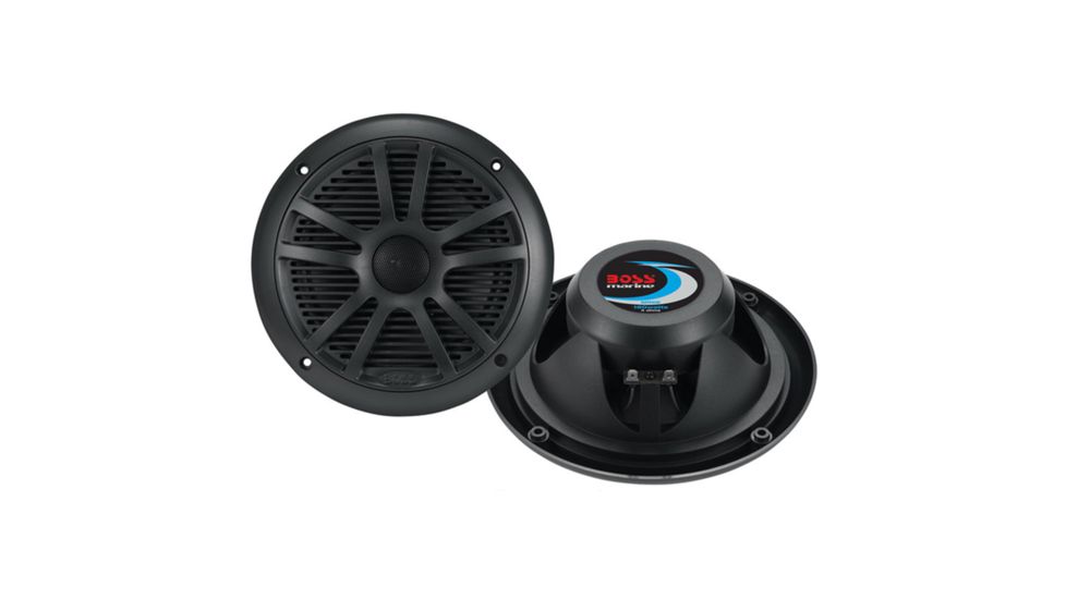 Boss Audio MR6B 6.5&quot; Dual Cone Marine Coaxial Speaker Pair - 180W - Black 54595