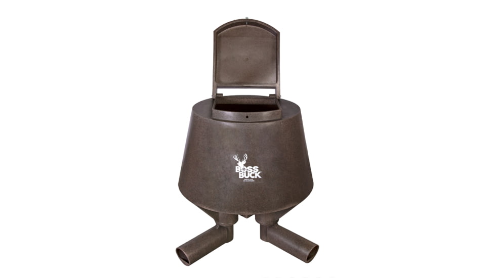 Boss Buck 200 lb Post Feeder, Brown, BB-1.200.PF