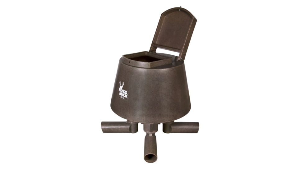 Boss Buck 200 lb Post Feeder, Brown, BB-1.200.PF