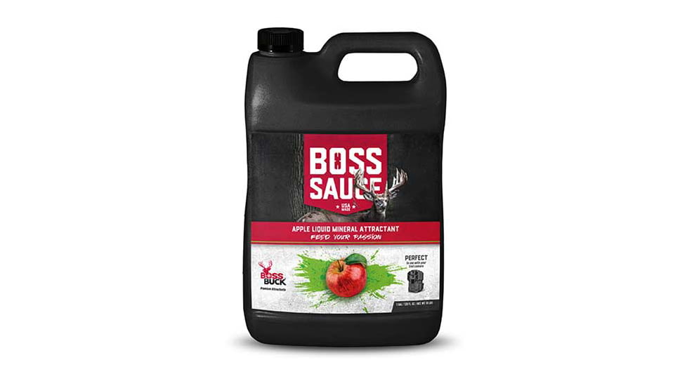 Boss Buck Sauce - Apple Liquid Mineral Attractant, 1 Gallon, BB-SAUCE-APL