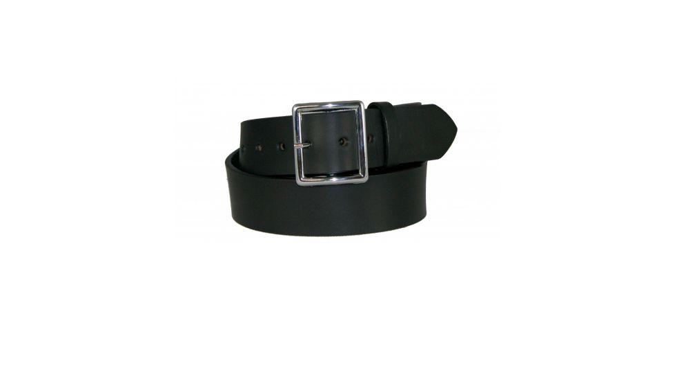Boston Leather 1 3-4 No Lines Garrison Belt, Black - 6505NL-1-70